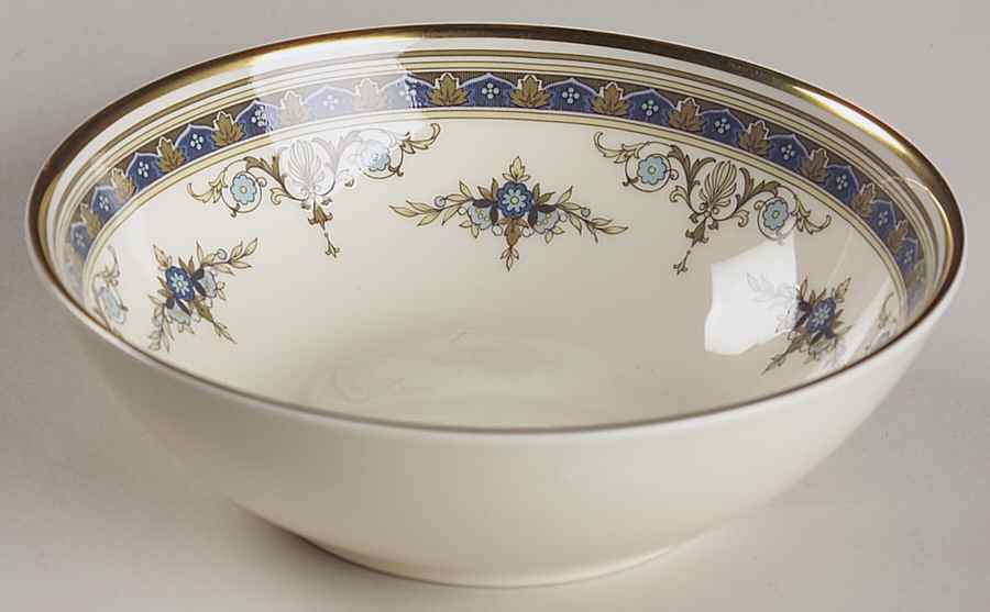 Grasmere Blue Fruit/Dessert (Sauce) Bowl by Minton-1