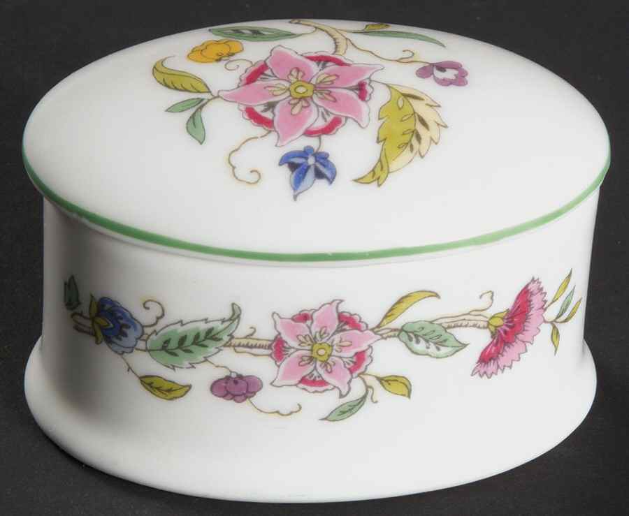 Haddon Hall Pill Box by Minton-1