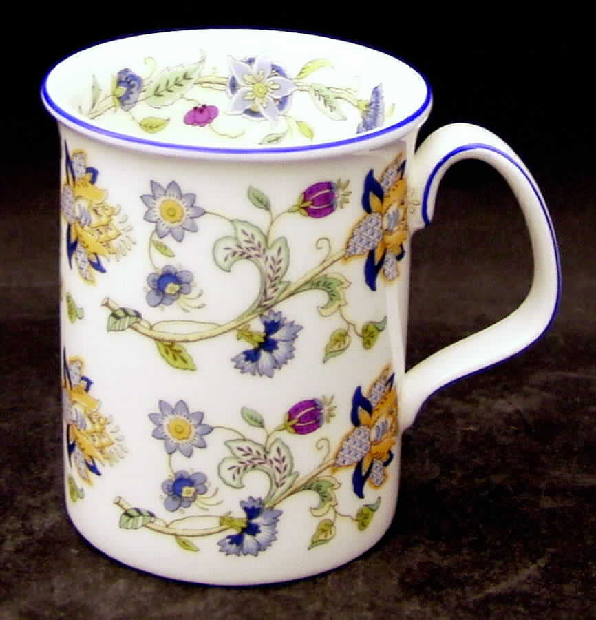 Haddon Hall Blue (Blue Trim) Mug by Minton-1