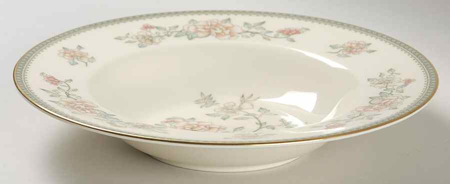 Jasmine Rim Soup Bowl by Minton-1