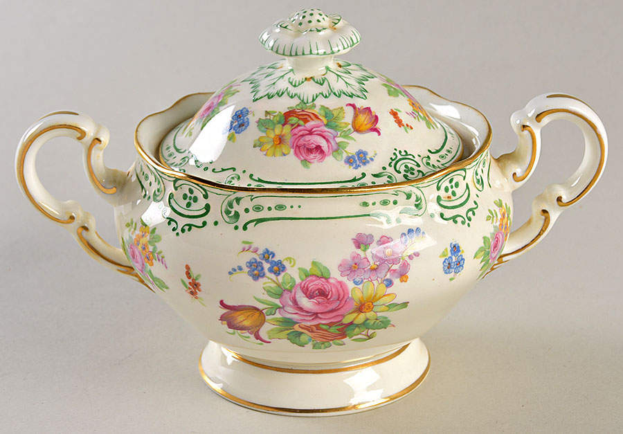 Lady Claire Sugar Bowl & Lid by Minton-1