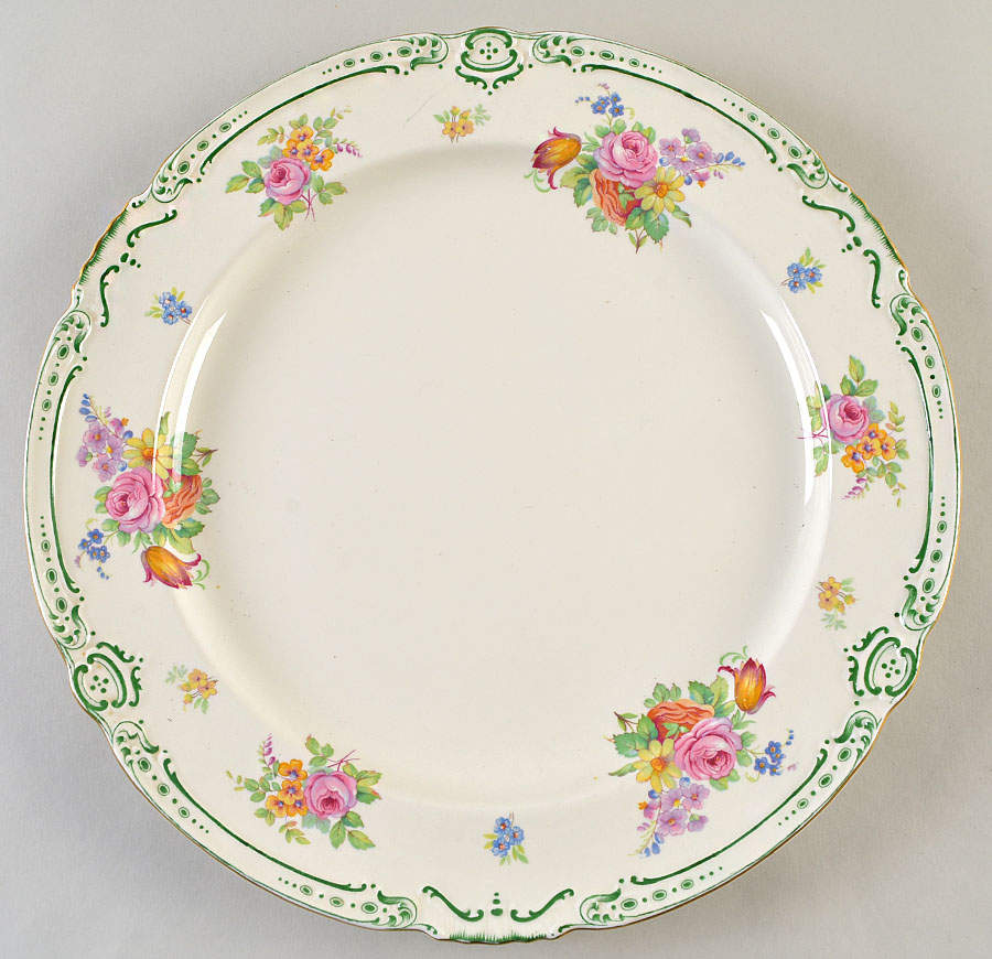 Lady Claire 13" Chop Plate (Round Platter) by Minton-1