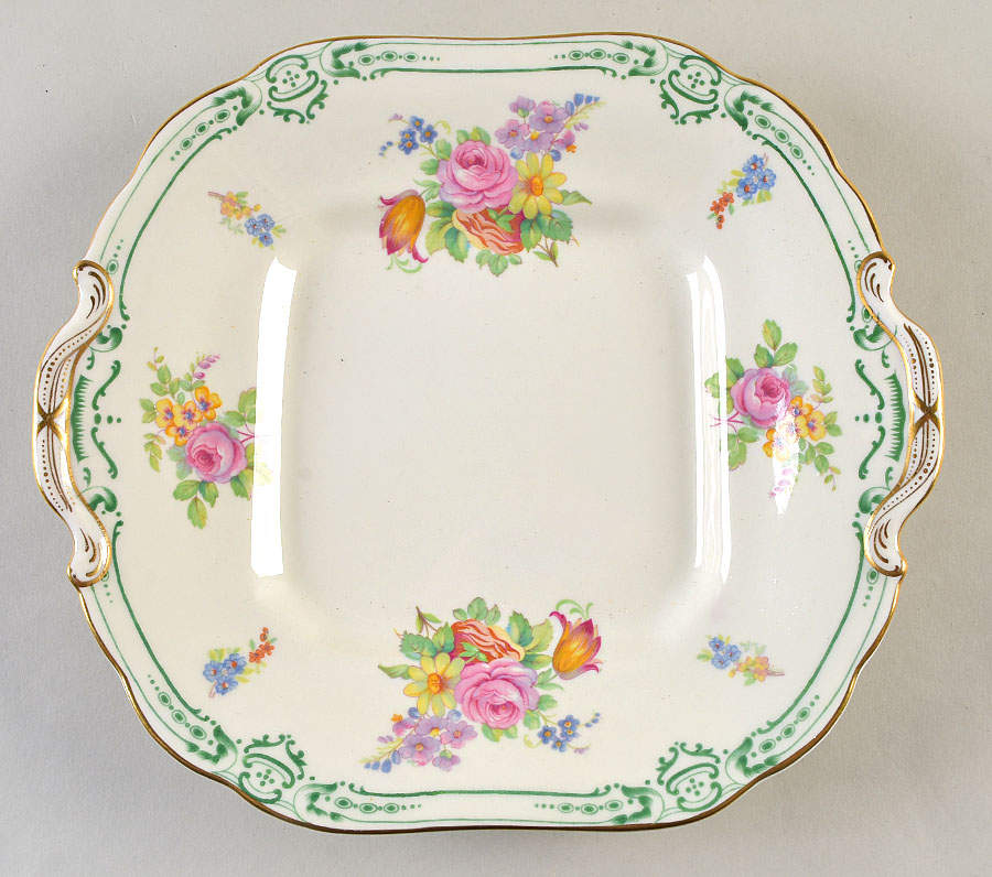 Lady Claire Square Handled Cake Plate by Minton-1