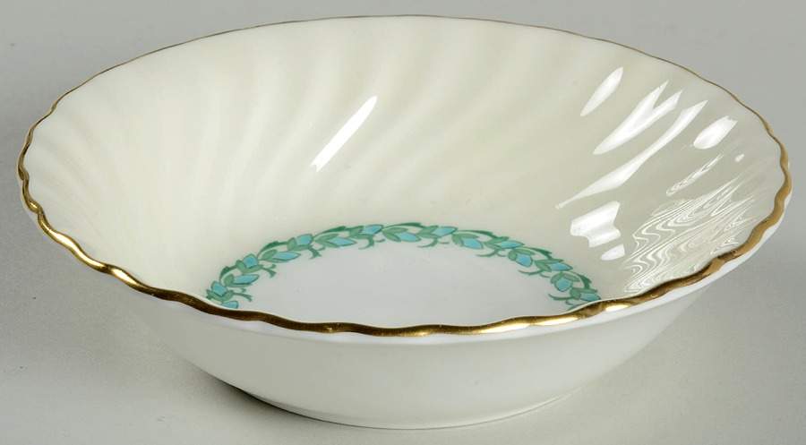 Lady Rodney (Cream Rim) Fruit/Dessert (Sauce) Bowl by Minton-1