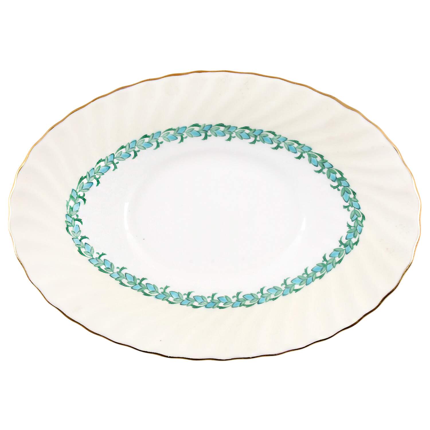 Lady Rodney (Cream Rim) Underplate for Gravy Boat by Minton-1