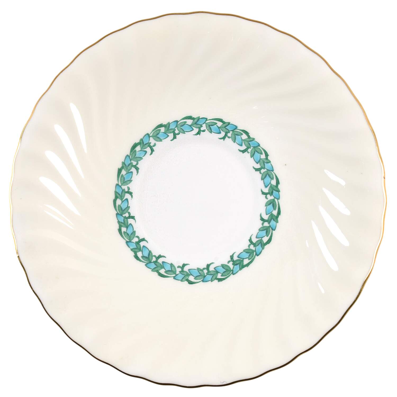 Lady Rodney (Cream Rim) Saucer for Cream Soup Bowl by Minton-1