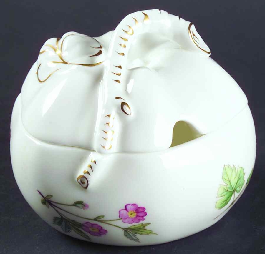 Meadow Scalloped Jam/Jelly & Lid by Minton-1