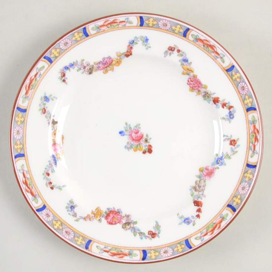 Minton Rose (Older, Smooth) Bread & Butter Plate by Minton-1