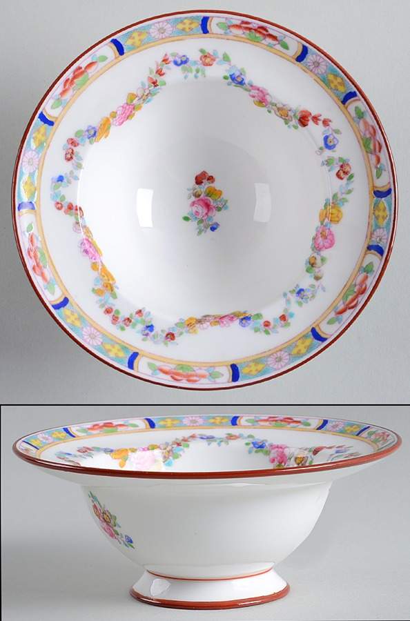 Minton Rose (Older, Smooth) Nut Dish by Minton-1
