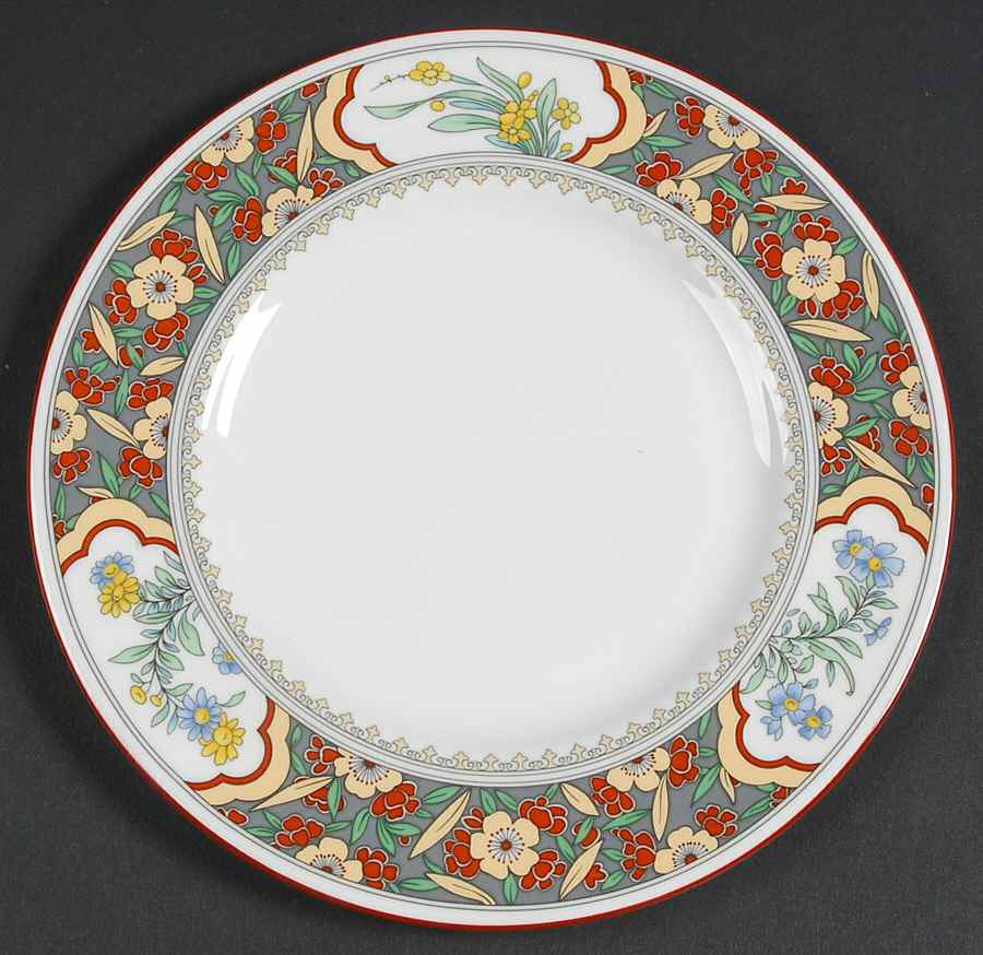 Oriental Blossom (No Center Design) Salad Plate by Minton-1