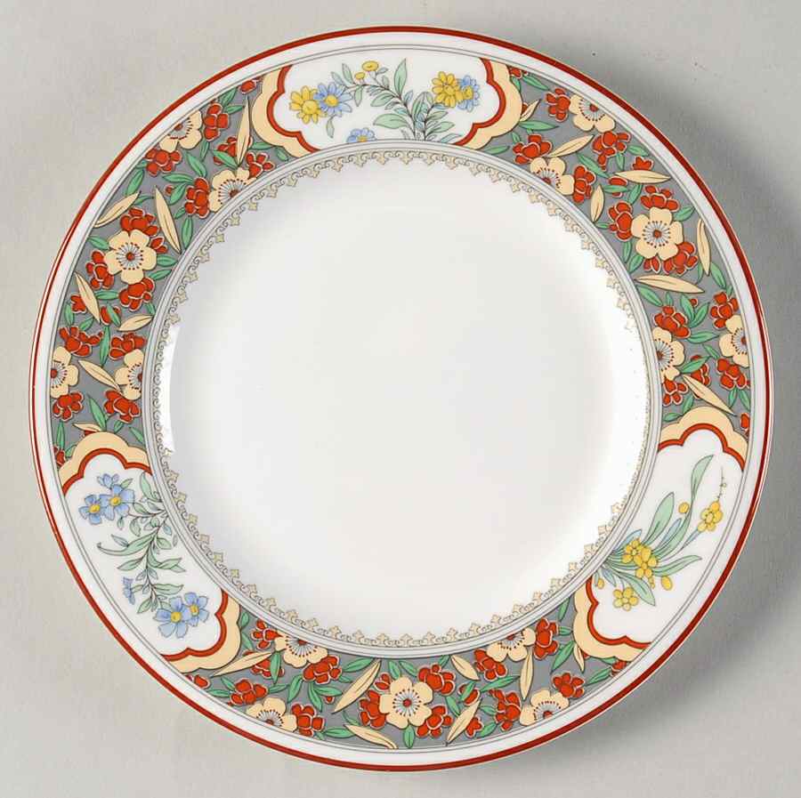 Oriental Blossom (No Center Design) Dinner Plate by Minton-1