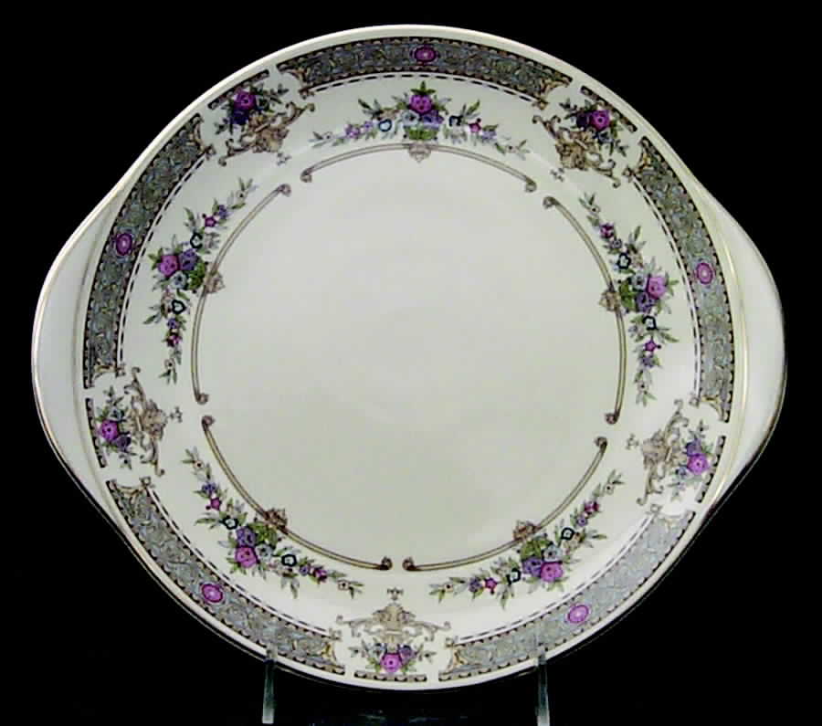 Persian Rose (Newer) Handled Cake Plate by Minton-1