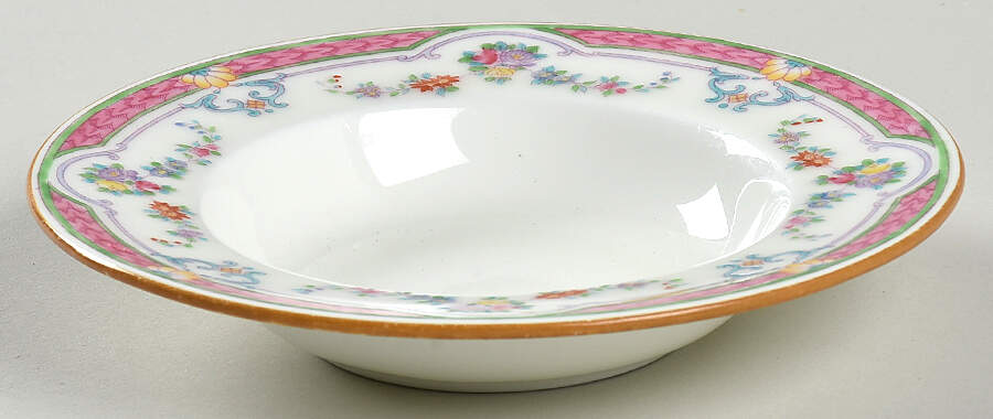 Ripon Purple and Pink Fruit/Dessert (Sauce) Bowl by Minton-1