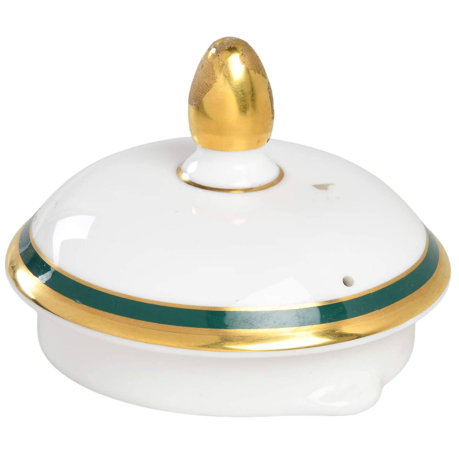 Saturn Green Lid for Teapot by Minton-1