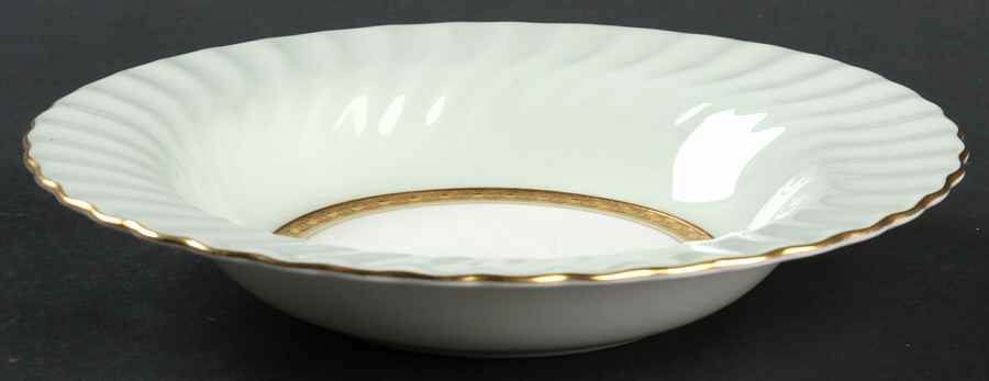 Somerset Green Rim Soup Bowl by Minton-1