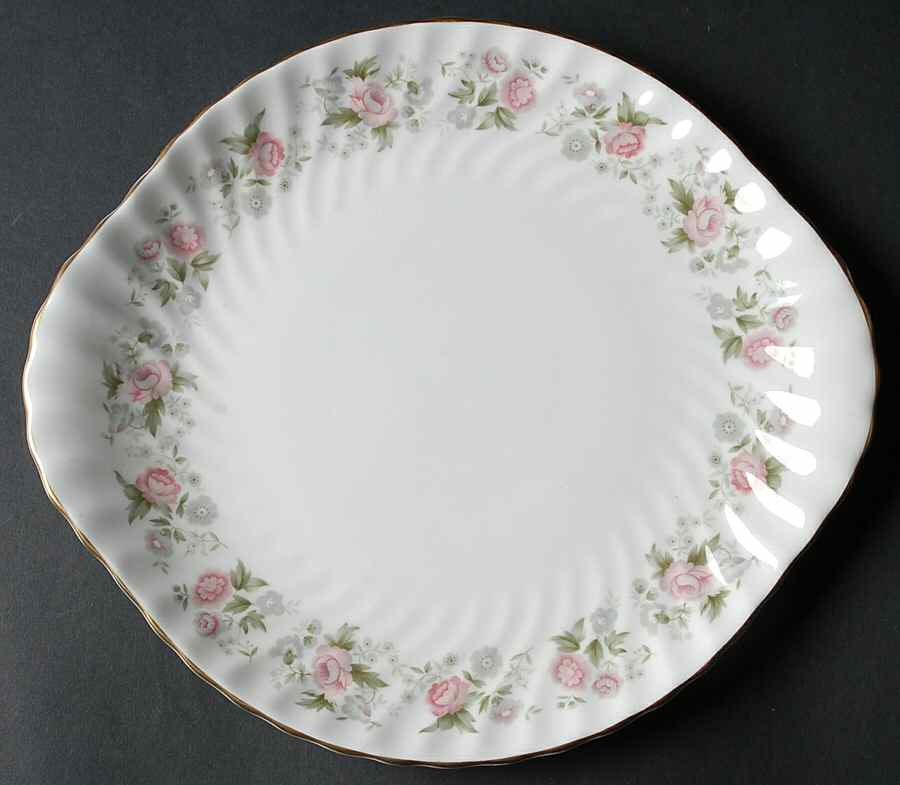 Spring Bouquet Handled Cake Plate by Minton-1