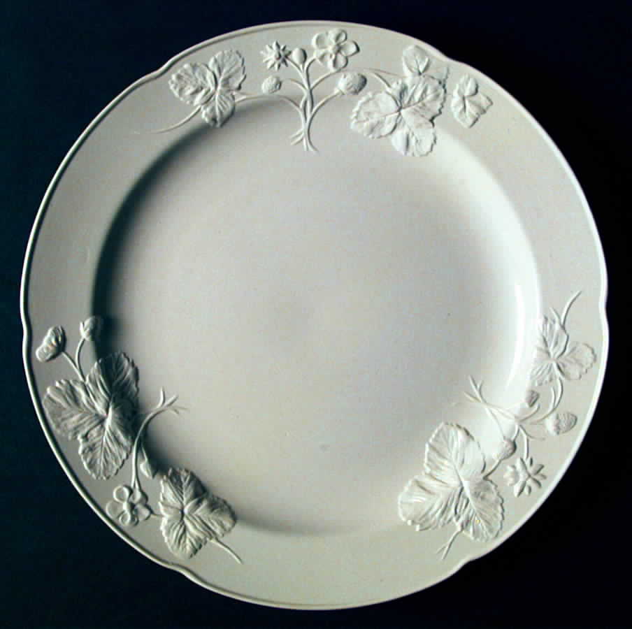 Strawberry Embossed Dinner Plate by Minton-1