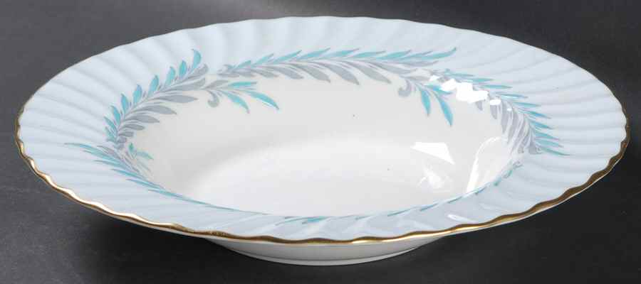 Symphony Blue Large Rim Soup Bowl by Minton-1