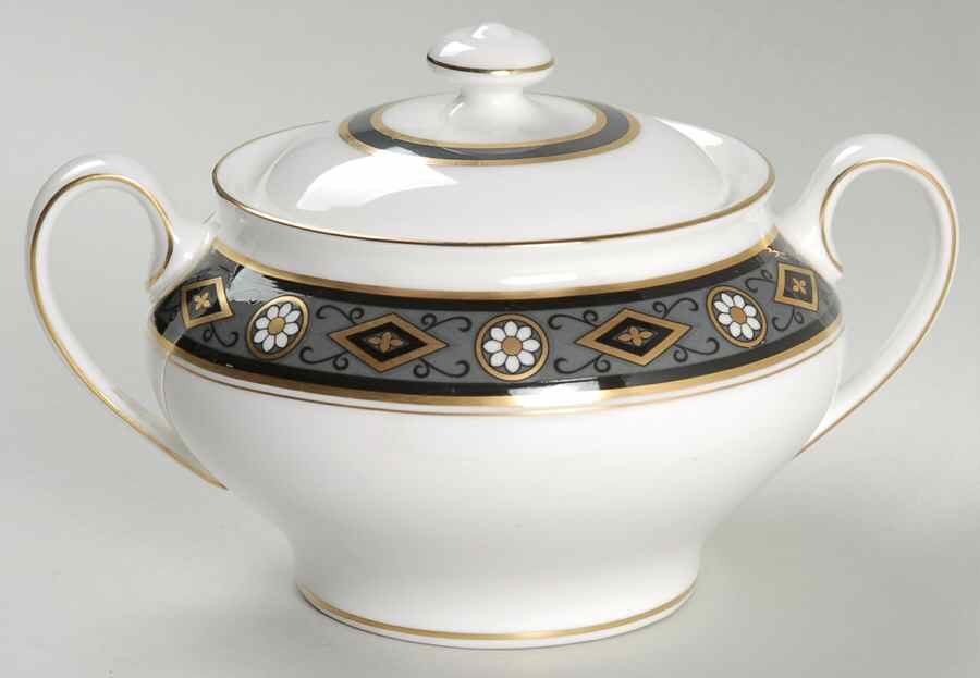 Tangiers Sugar Bowl & Lid by Minton-1