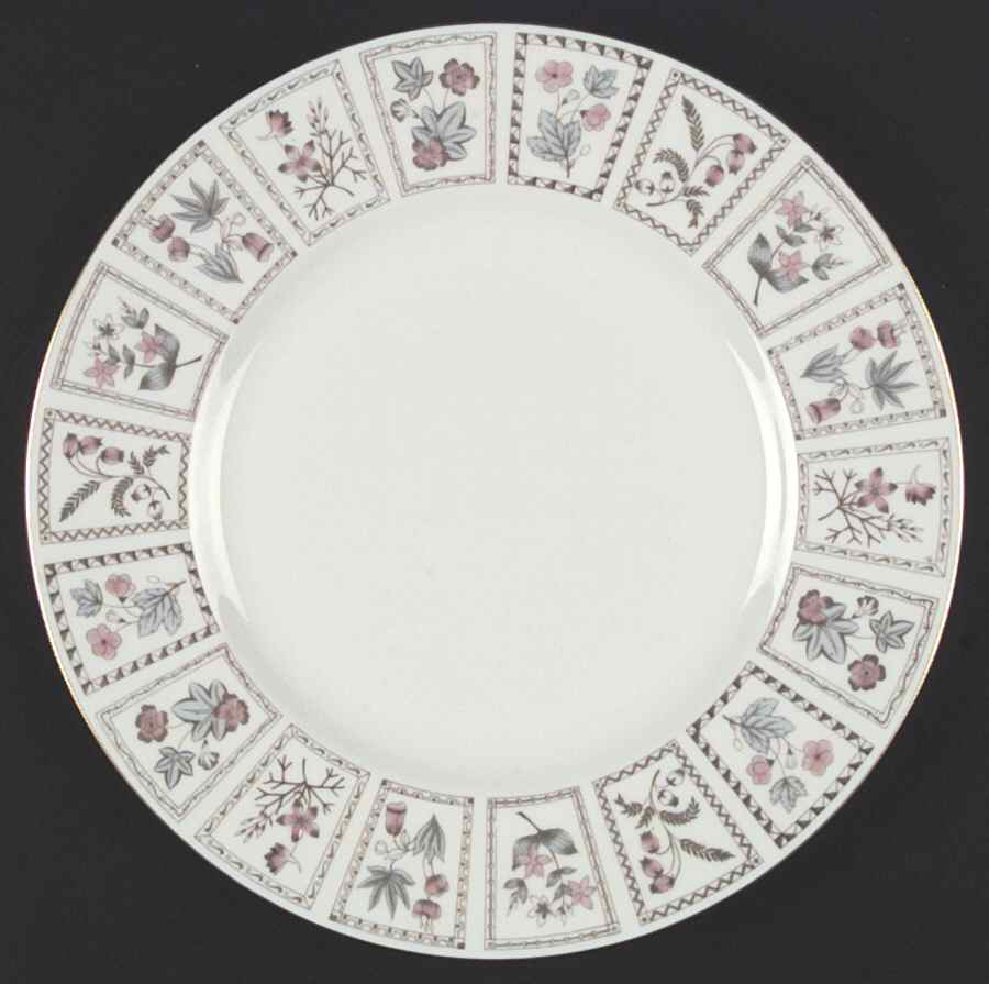 Tapestry (Gold Trim) Dinner Plate by Minton-1