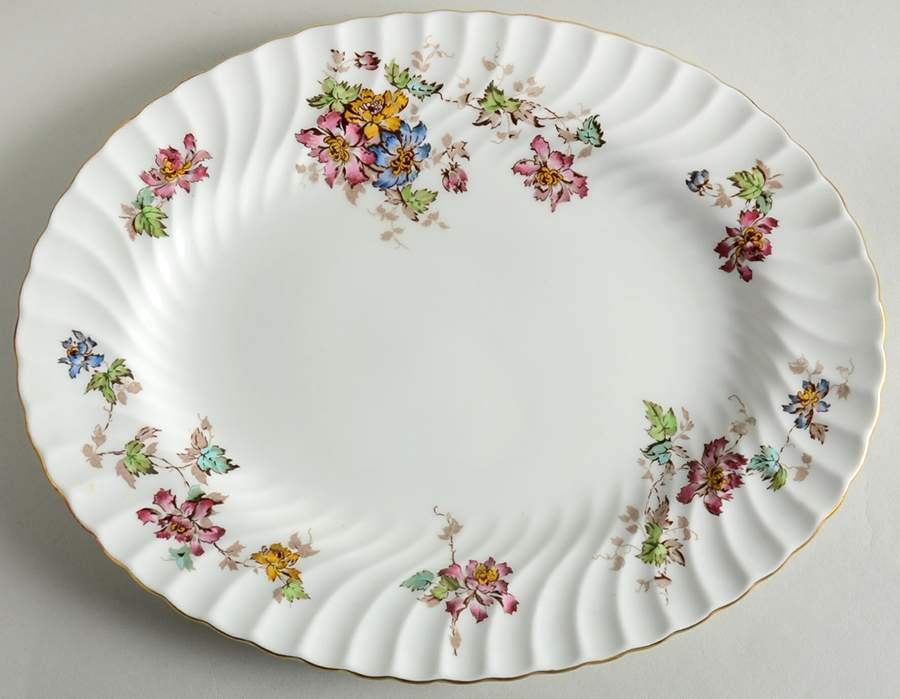 Vermont 12" Oval Serving Platter by Minton-1