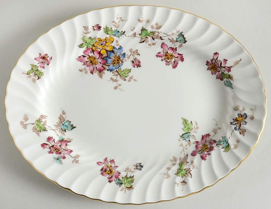 Vermont 10" Oval Serving Platter by Minton-1