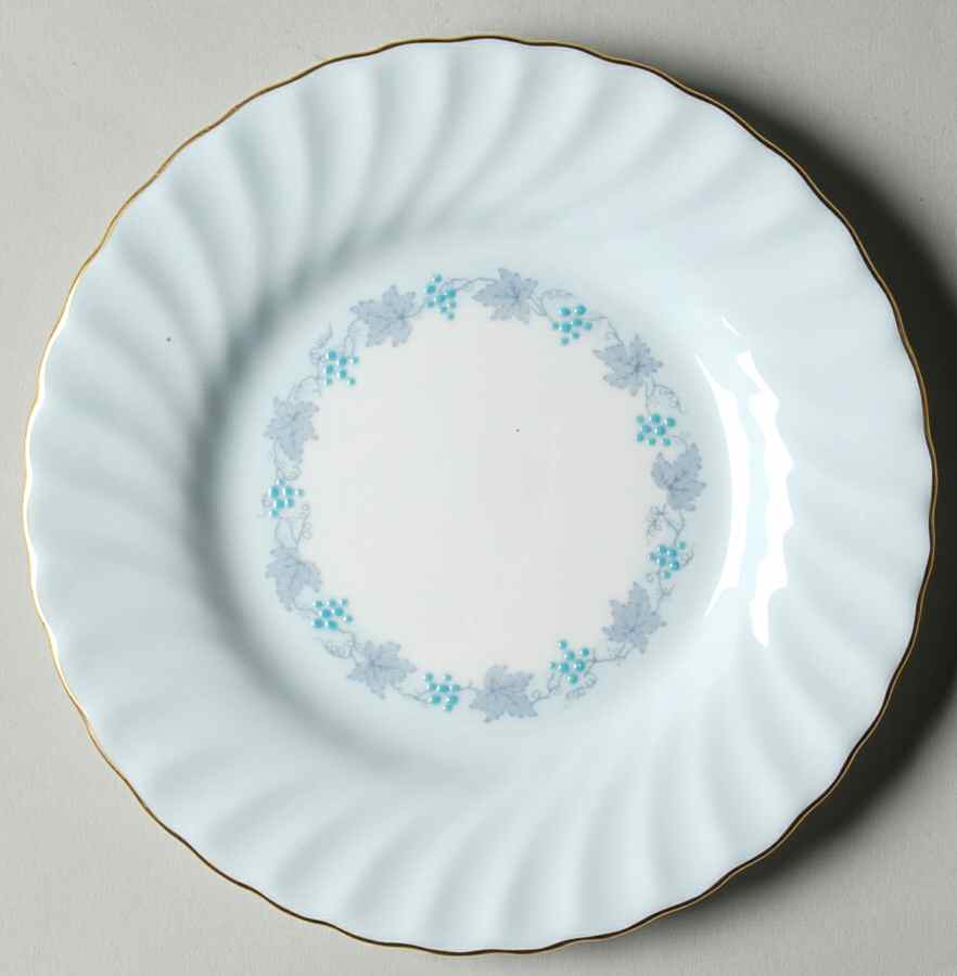 Vineyard Blue Bread & Butter Plate by Minton-1