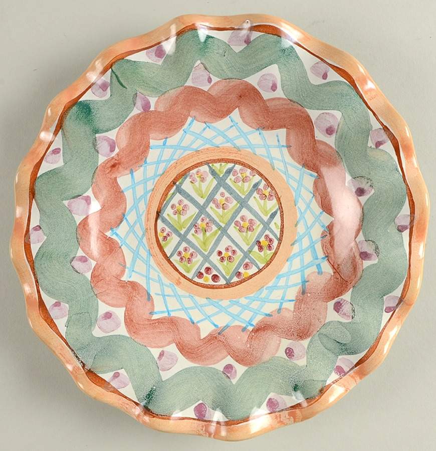 Heather Luncheon Plate by MacKenzie-Childs-1