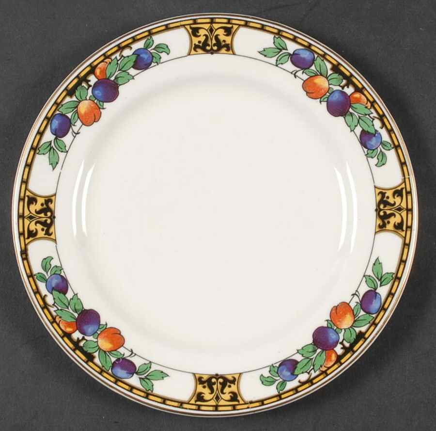 Manchester Bread & Butter Plate by John Maddock & Sons-1