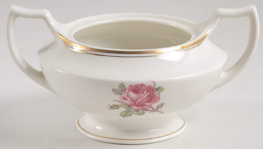 Manor Rose Gold Sugar Bowl No Lid by Manor House (USA)-1