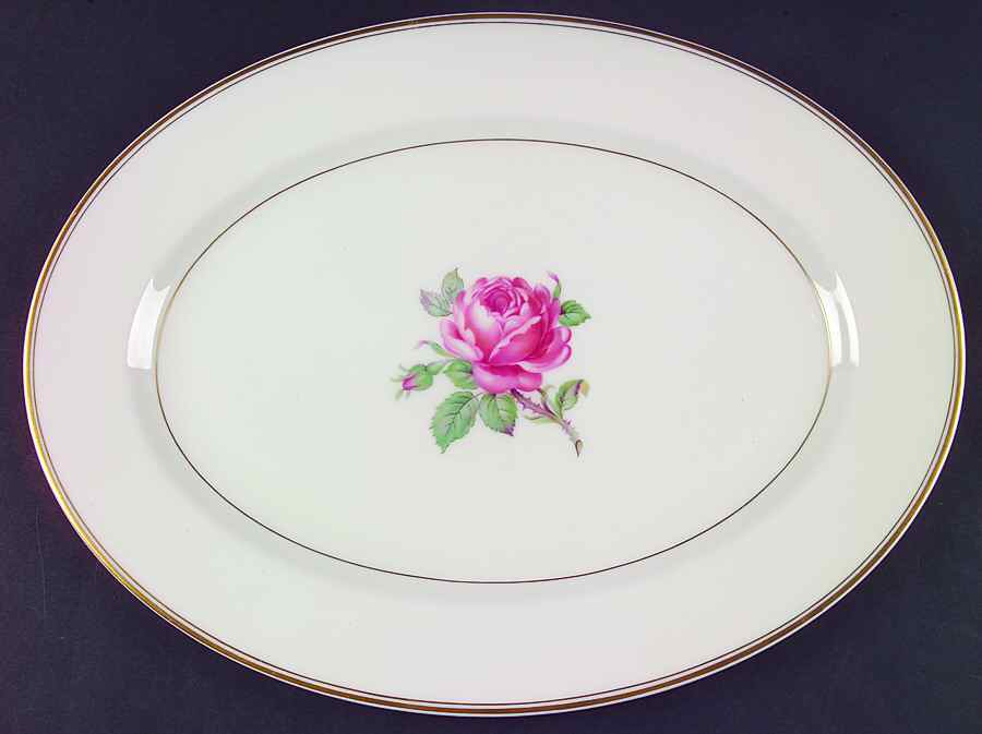 Manor Rose Gold 15" Oval Serving Platter by Manor House (USA)-1