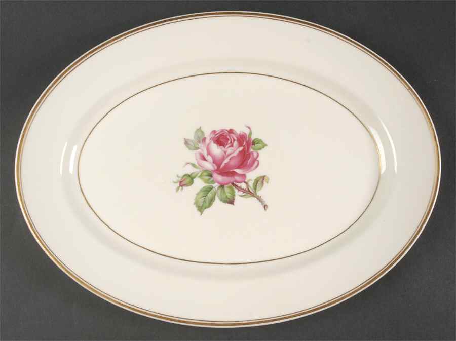 Manor Rose Gold 14" Oval Serving Platter by Manor House (USA)-1