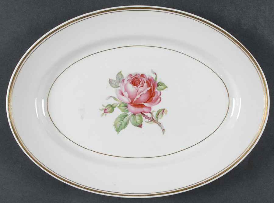 Manor Rose Gold 12" Oval Serving Platter by Manor House (USA)-1