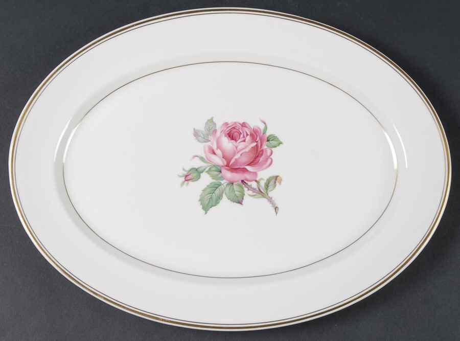 Manor Rose Gold 13" Oval Serving Platter by Manor House (USA)-1