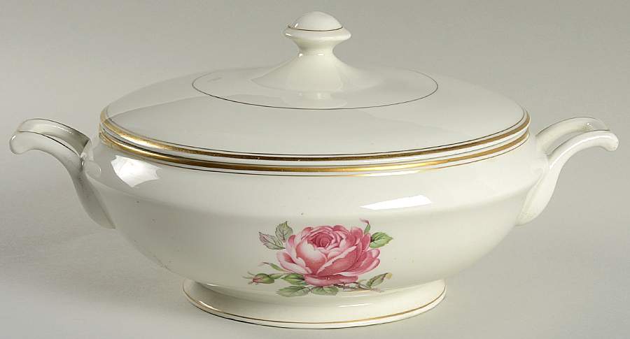Manor Rose Gold Round Covered Vegetable by Manor House (USA)-1