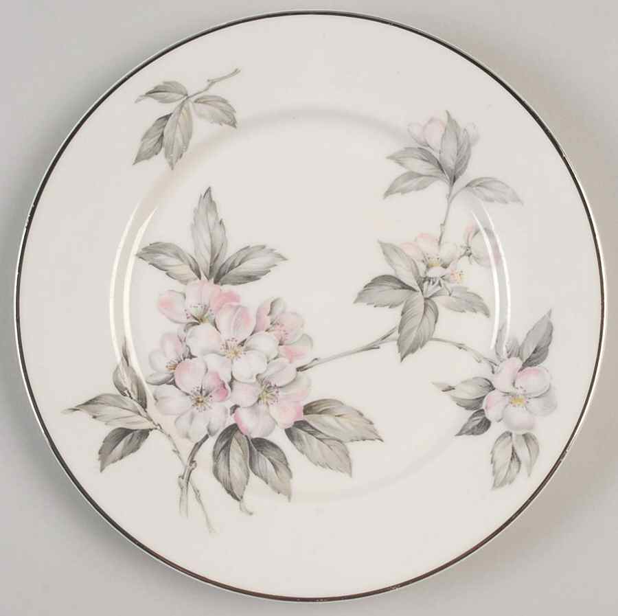 Spring Glory (Platinum) Salad Plate by Manor House (USA)-1