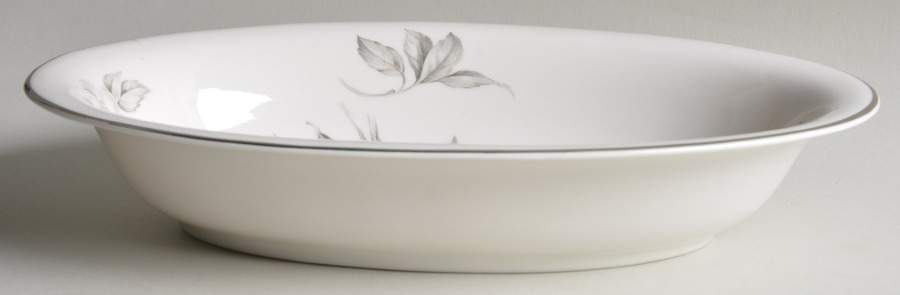 Spring Glory (Platinum) 11" Oval Vegetable Bowl by Manor House (USA)-1