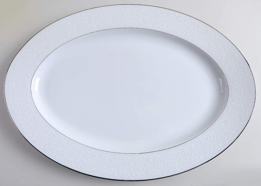 Plymouth 16" Oval Serving Platter by Majestic (Japan)-1