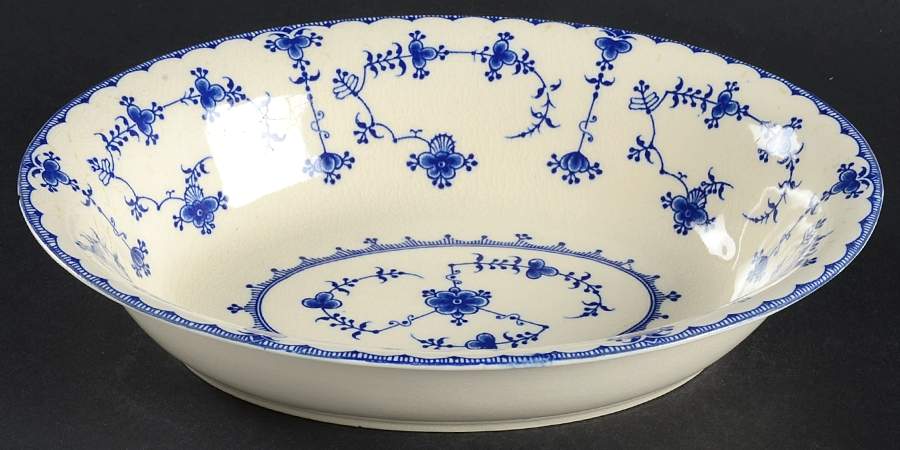 Blue Delft 10" Oval Vegetable Bowl by Maruta-1
