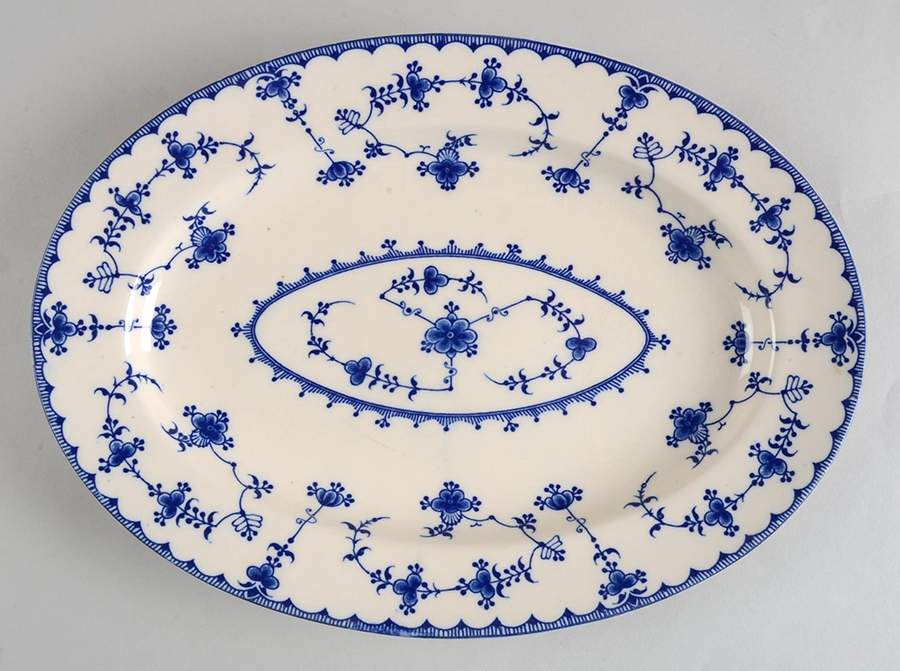 Blue Delft 12" Oval Serving Platter by Maruta-1