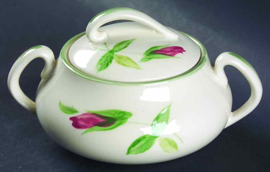 June Rose Sugar Bowl & Lid by Maruta-1