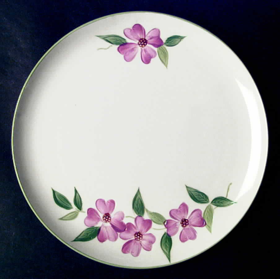 Posie Pink Dinner Plate by Maruta-1