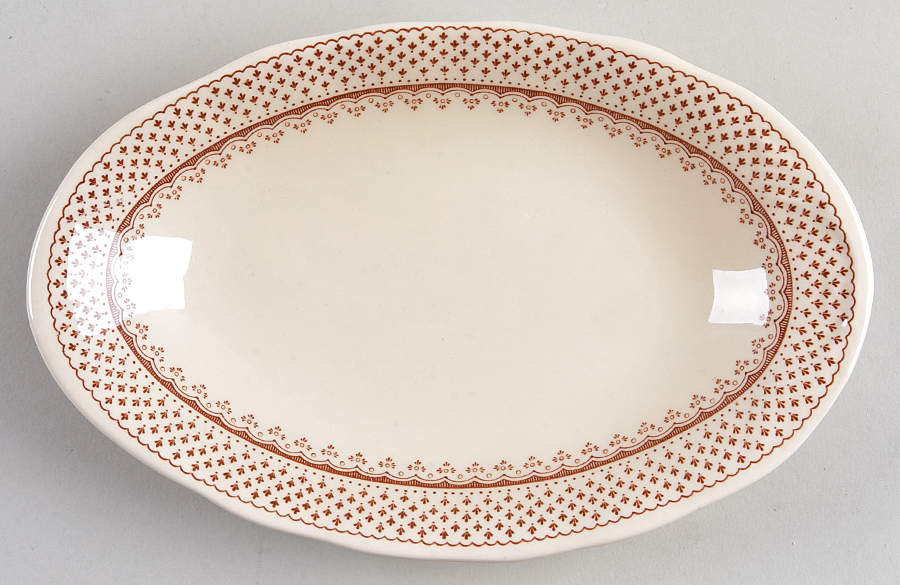 Ashlea Brown Relish/Gravy Underplate by Mason's-1