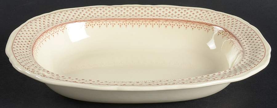 Ashlea Brown 10" Oval Vegetable Bowl by Mason's-1