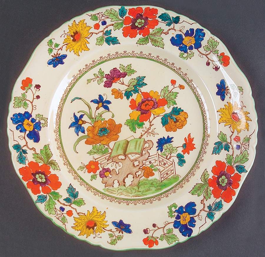 Bible (Green Bible) Dinner Plate by Mason's-1