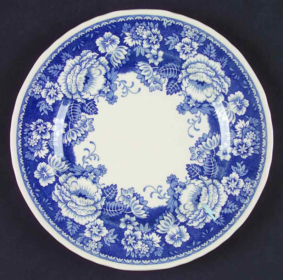 Blue & White Luncheon Plate by Mason's-1