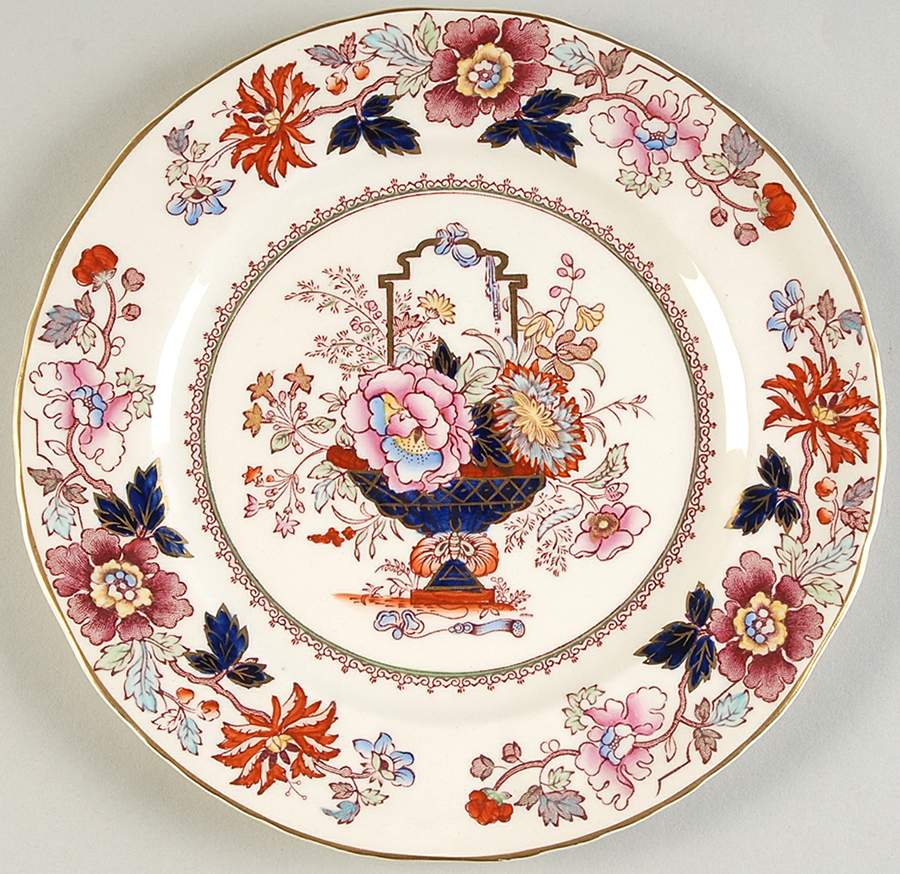 Brocade Salad Plate by Mason's-1