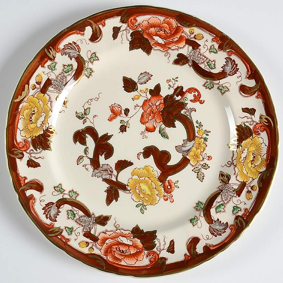 Brown Velvet Salad Plate by Mason's-1