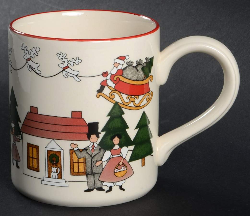 Christmas Village Mug by Mason's-1