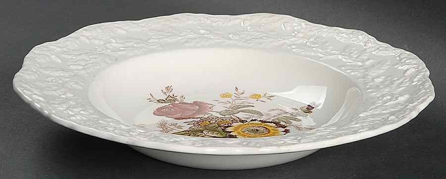 Friarswood Large Rim Soup Bowl by Mason's-1